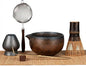 7-Piece Matcha Set，Matcha Bowl & 100-Prong Purple Bamboo Whisk | Gilded Artisan by GleeNflux