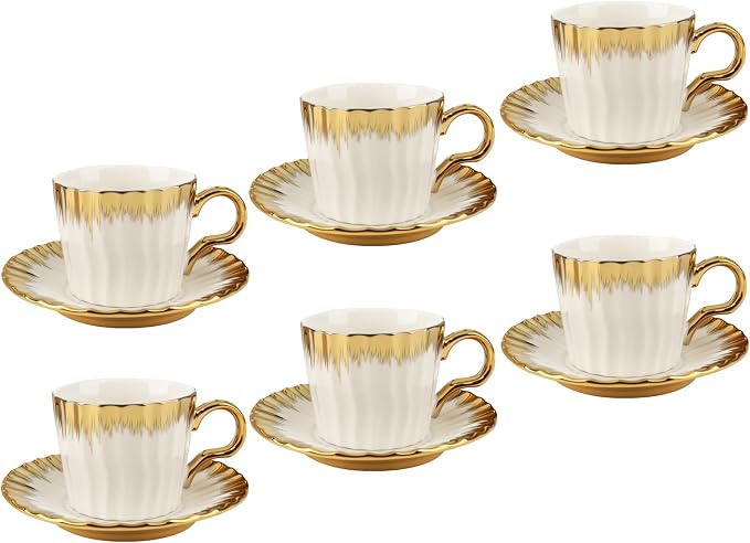 Turkish Coffee Cup Set of 6 by YCWF