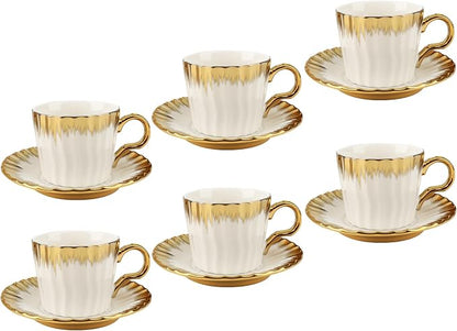 Turkish Coffee Cup Set of 6 by YCWF