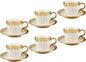 Turkish Coffee Cup Set of 6 by YCWF