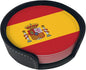 Spanish Flag Coasters for Drinks by Unknown