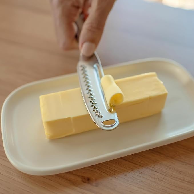 Ready Butter Pro 3-in-1 18/10 Stainless Steel Butter Knife & Cheese Slicer | - Image 5