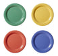 G.E.T. 7.5" Heavy-Duty Wide Rim Melamine Salad Plate (Set of 4)