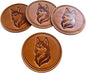 Dog Breed Leather Coasters – Premium Full Grain Table Protectors by Handmade