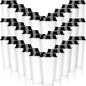 30 Pack Reusable Plastic Coffee Cups by Domensi