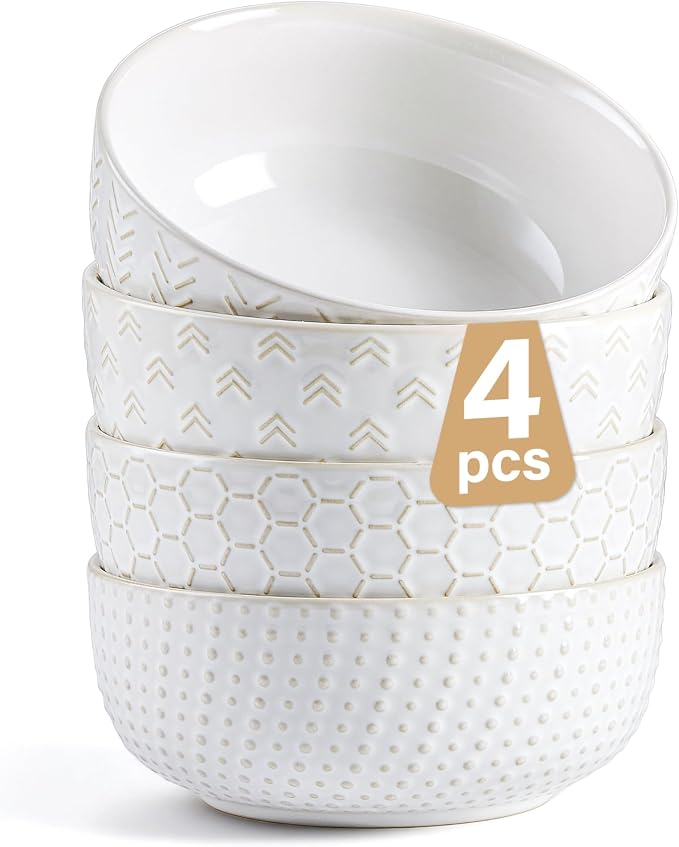 Lareina Cereal bowls 26 oz, Ceramic Soup Bowl by Lareina