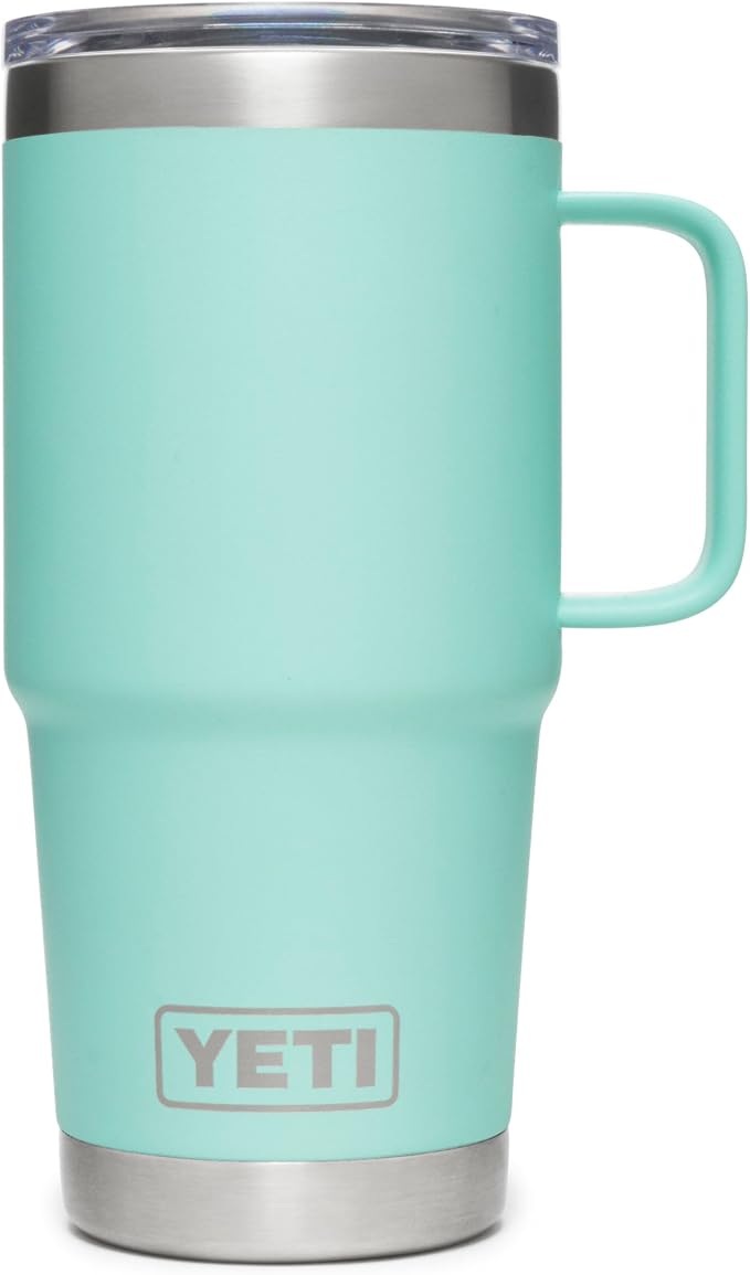 YETI Rambler 20 oz Travel Mug, Stainless Steel, Vacuum Insulated by YETI