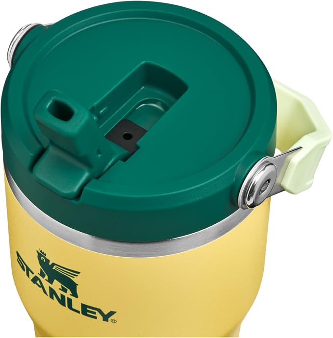 STANLEY IceFlow 2.0 Flip Straw Tumbler, 20 oz, Daffodil Emerald | Easy Carry - Image 2