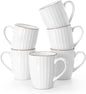 famiware Eden Coffee Mugs Sets of 6, 12 oz Ceramic Stoneware Mug Cup Set | by Famiware
