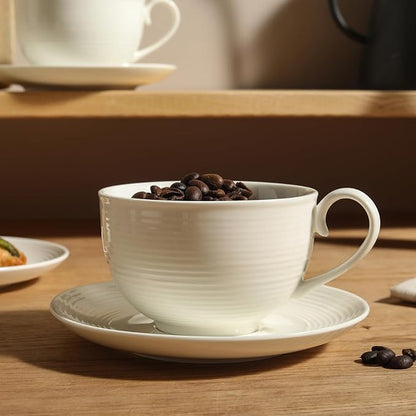 10OZ Porcelain Cappuccino Cups - Image 6