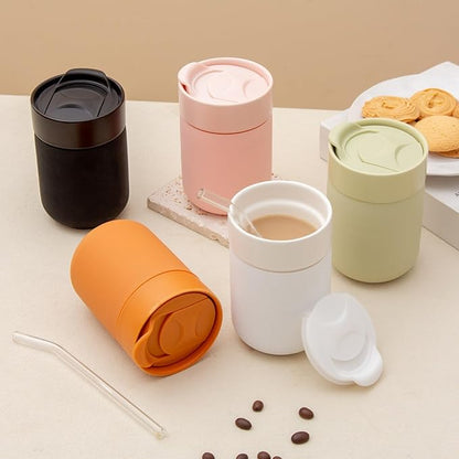 8.8oz Ceramic Travel Coffee Mug - Image 4