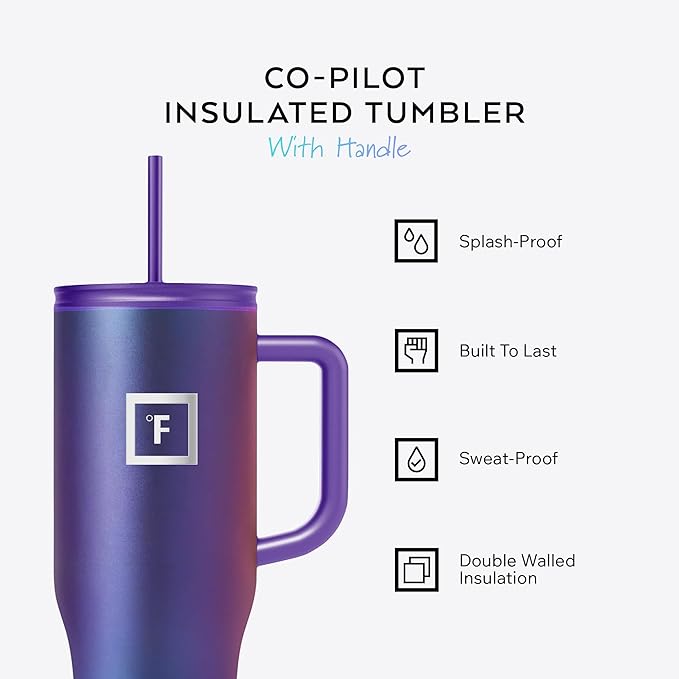 IRON °FLASK 40 oz Co-Pilot Insulated Travel Mug | Insulated Travel Mug - Image 2