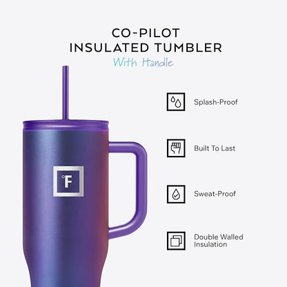 IRON °FLASK 40 oz Co-Pilot Insulated Travel Mug | Insulated Travel Mug - Image 2