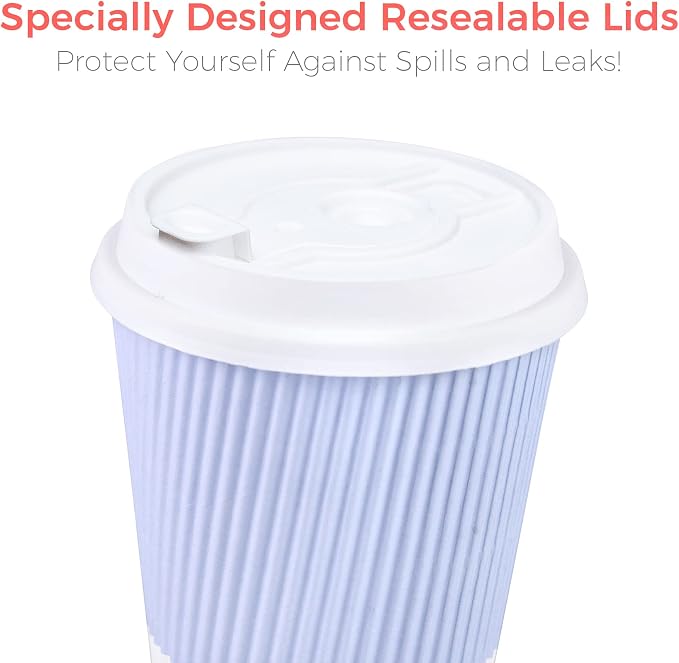 12 oz Disposable Travel Coffee Cups - Image 3