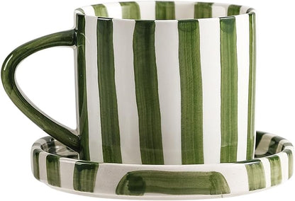 8 Oz Coffee Mug Large Espresso Cups by CACXKEP