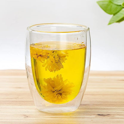 Glass Cups, Double Walled Thermo Espresso Glasses, Insulated Coffee Mugs - Image 5