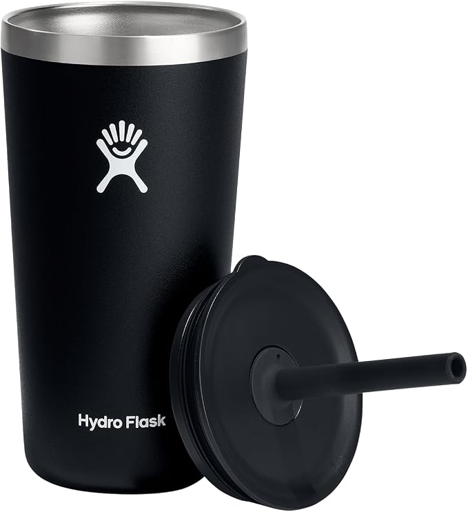 20 OZ All Around Tumbler Straw LID Black - Image 7