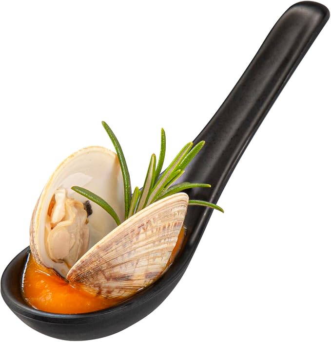 Restaurantware-Voga 4 Inch Tasting Spoons, 10 Dishwashable Appetizer Spoons by Restaurantware