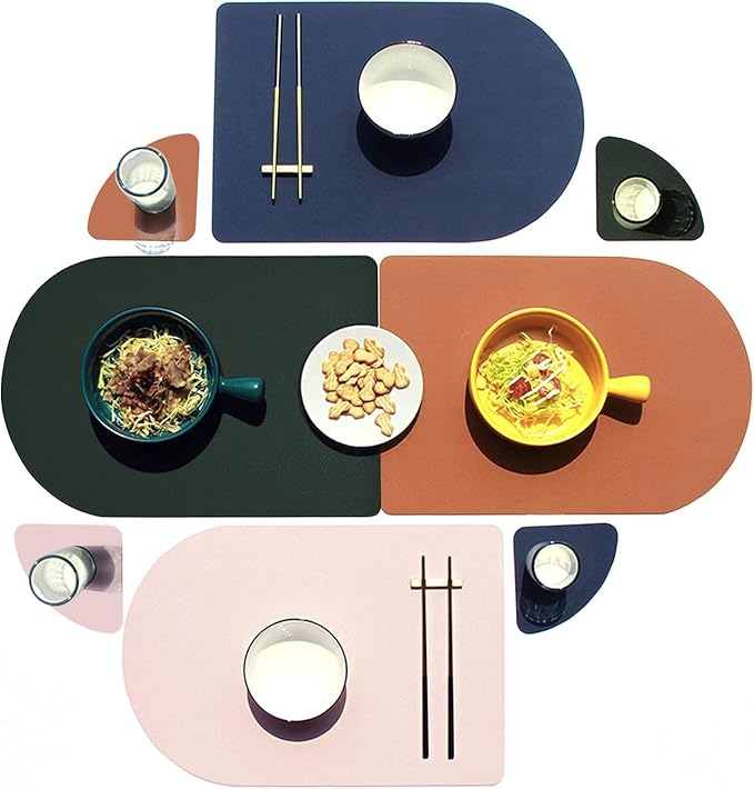 Reversible Faux Leather Placemats by Waadiot