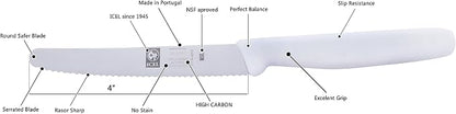 ICEL 4.25 Inch Serrated Edge Steak Knife, High Carbon German Stainless Steel - Image 6