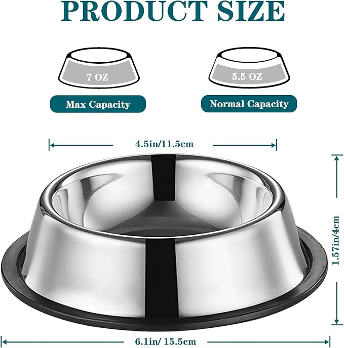3Packs Cat-Bowls Cat Food Bowl - Image 3