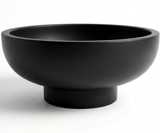 OAKOA Black Decorative Bowl for Home Decor by OAKOAHome