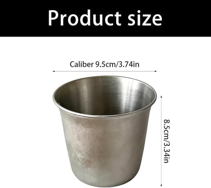 Mug 330Ml Stainless Steel Thickened Insulated Water Cup Handleless Design Metal - Image 3