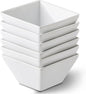 Porcelain Cereal Bowls Set of 6, 13 Oz Square Serving Bowls Set | 4.6in Classic by Unknown