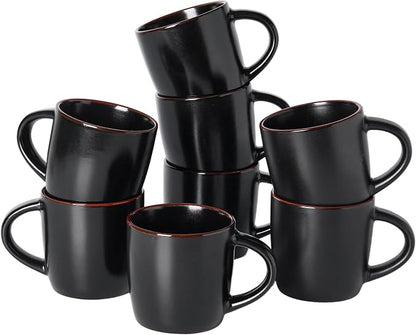 famiware Mercury Coffee Mugs 13 oz, Coffee Mugs Set of 8 by Famiware