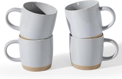 famiware Coffee Mugs for 4, 13 oz Mug Set, Dringking Cup by Famiware