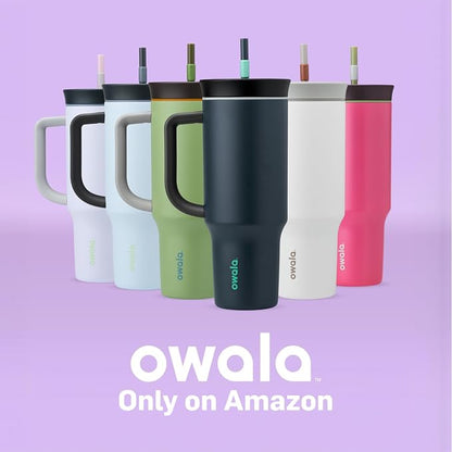 Owala Tumbler Stainless Steel Water Bottle 40 oz Watermelon Breeze | 2-in-1 - Image 6