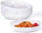 Melamine Bowls Set, 9” Large Pasta Bowl Salad Bowl, Lightweight Unbreakable by ZAROCRUS