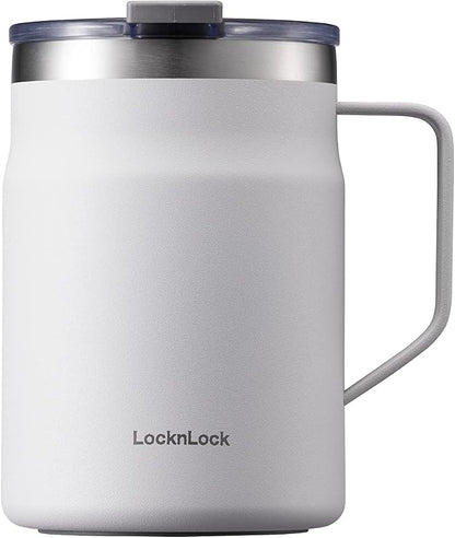 LocknLock Metro Mug, Premium 18/8 Stainless Steel Metal, Double Wall Insulated by LocknLock