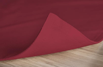 Calicot Placemats Set of 6 100% Cotton Washable Cloth Place Mats, Reusable Table Mats for Spring/Summer & Thanksgiving Christmas Decorations Kitchen Dining Party Wedding (Reddish Brown, 13" x 19")