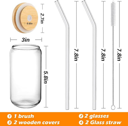 WISIMMALL Drinking Glasses - Image 8