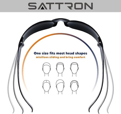 100 Pack of Tinted Safety Glasses, Scratch & Impact Resistant Protective Eyewear, Ploycarbonate Dark Smoke Lenses for UV Protection, Safety Sunglasses for Construction, Outdoor Work & Shooting