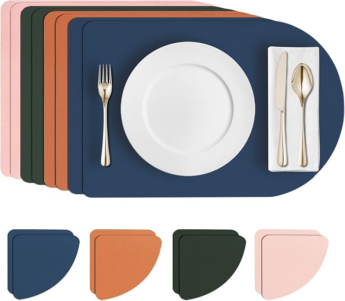 Reversible Faux Leather Placemats - Image 2