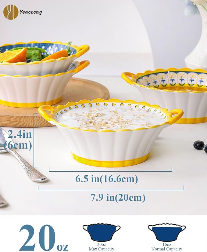 Yeacccng Bohemian Soup Bowls - Image 2