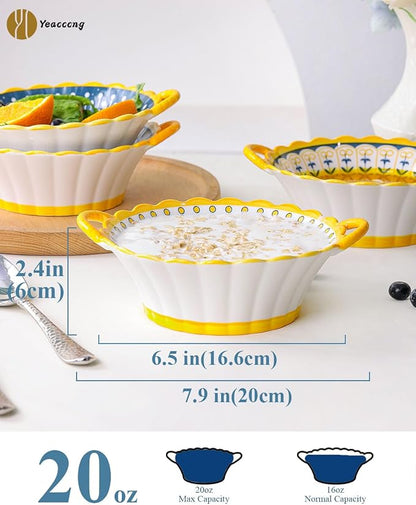 Yeacccng Bohemian Soup Bowls - Image 2