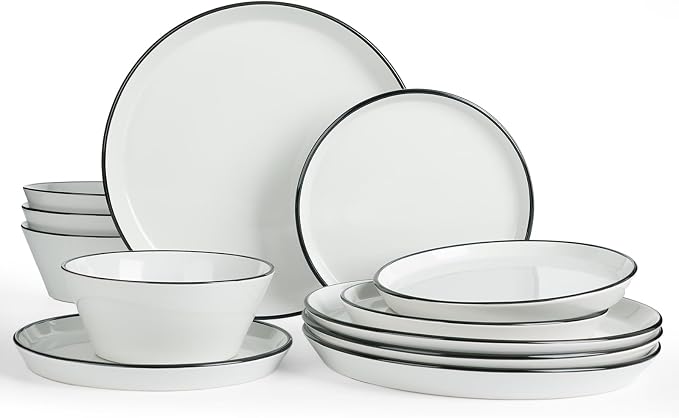 Famiware Saturn Dinnerware Sets, Ceramic Plates and Bowls by Famiware