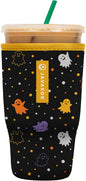 Sok It JavaSok Iced Coffee & Cold Soda Insulated Neoprene Cup Sleeve (Ghost Party, Large: 30-32oz)