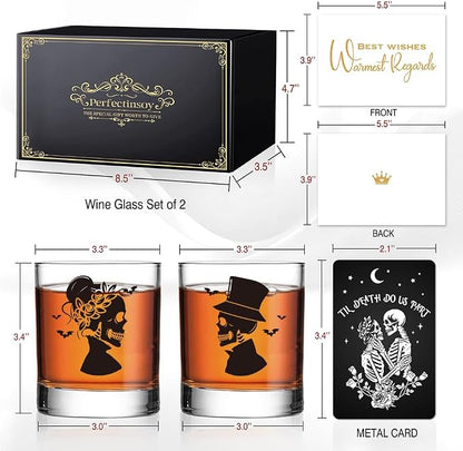 Perfectinsoy Skull Whiskey Glass 2 Piece - Image 2