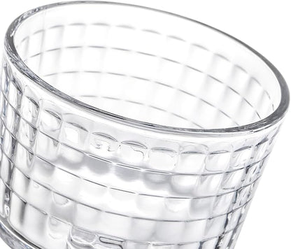 Peohud 6 Pack Glass Dessert Bowls, 10 Oz Footed Ice Cream Cups, Crystal Trifle Bowl Parfait Cup for Fruits, Pudding, Sundaes, Milkshakes, Nuts, Snack