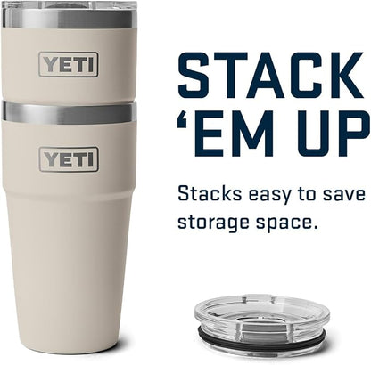 YETI Rambler 20 oz Stackable Tumbler, Stainless Steel, Vacuum Insulated - Image 8