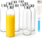 Sursip 24oz Glass Water Bottle Set of 10, Leak Proof Clear glass juice bottle by Sursip%C2%AE
