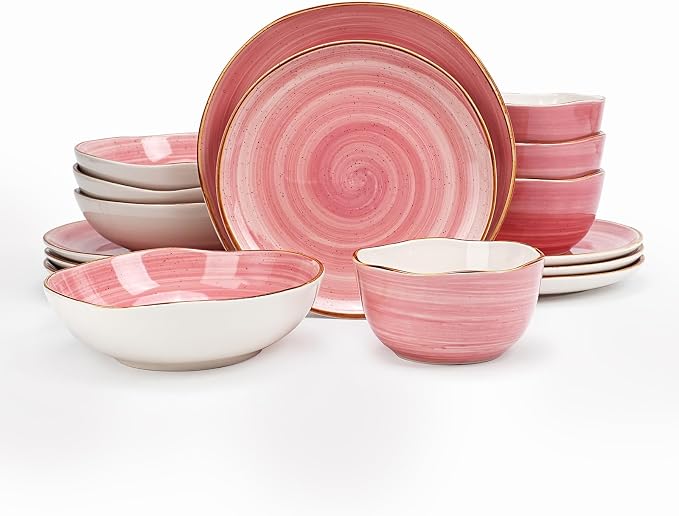 Highland 16-Piece Dinnerware Set Service by HomeVSS