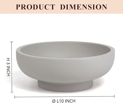 Decorative Resin Bowl, Large Fruit Bowl, coffee tables, and entryways. Use - Image 2