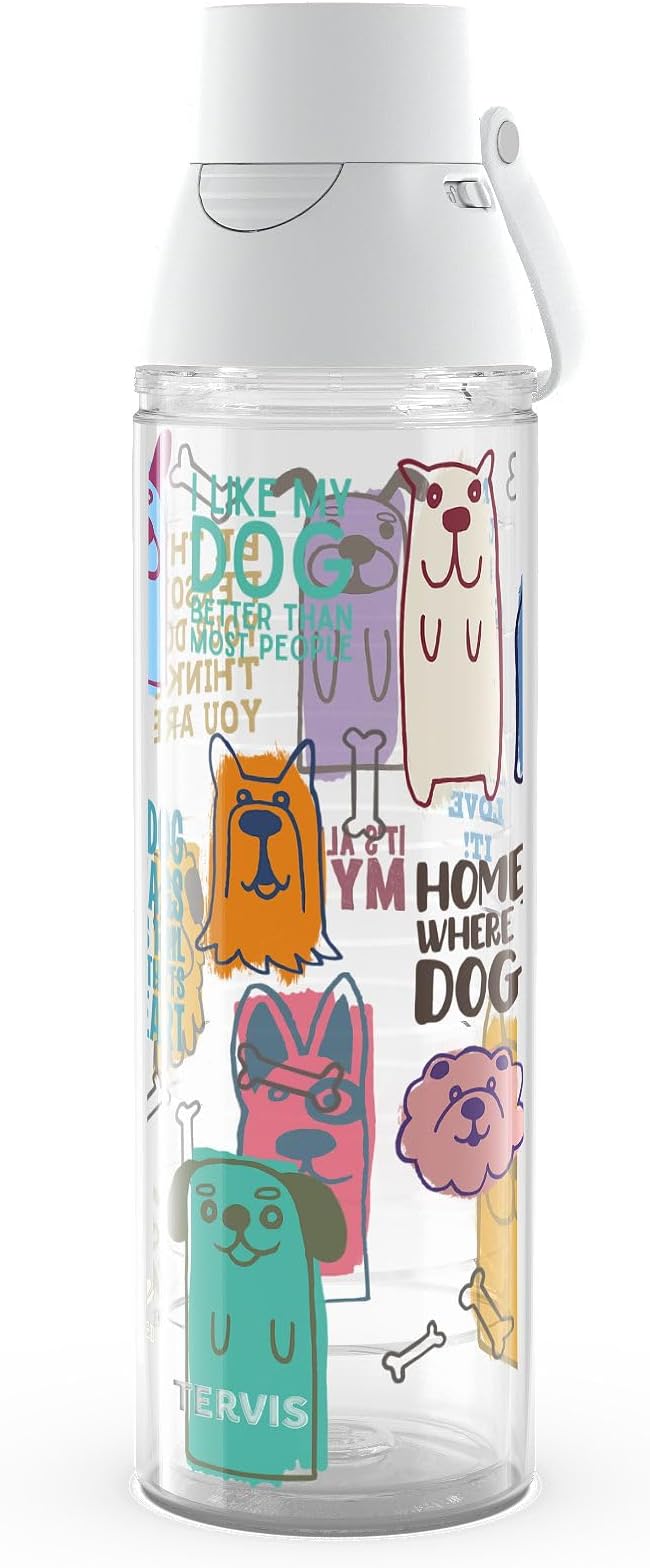 Tervis 24oz Tritan Water Bottle | Dog Sayings | Made in USA, Double-wall by TervisTumblerCompany