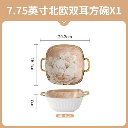 Japanese-style personalized household ceramic tableware, restaurant matching - Image 2