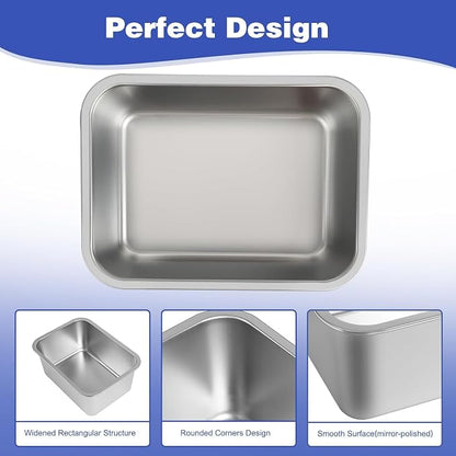 2 Gallon Large Dog Water Bowl, Stainless Steel Bowl, Medium Dogs | 2 Gallon - Image 4